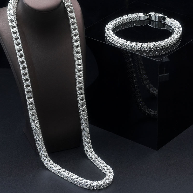 Moissanite Franco Bracelet