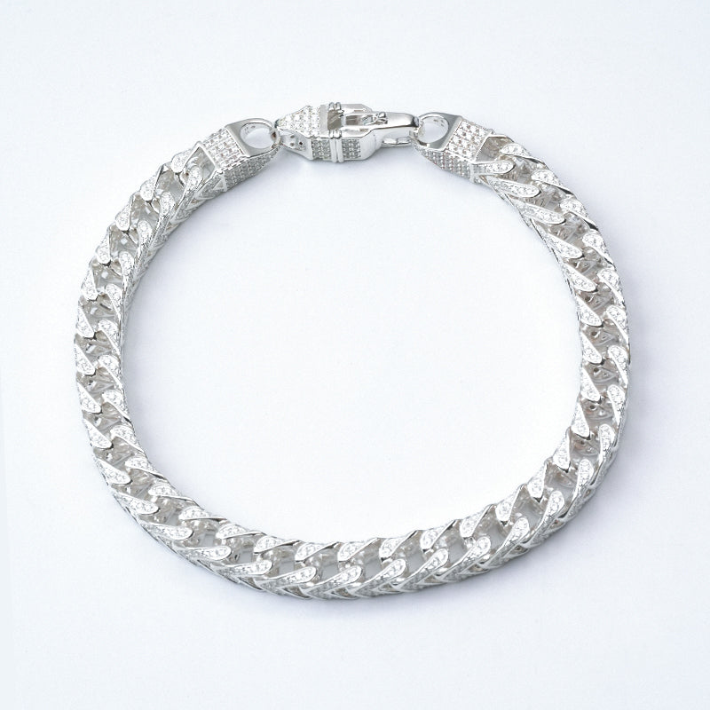 Moissanite Franco Bracelet