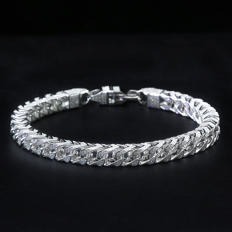 Moissanite Franco Bracelet
